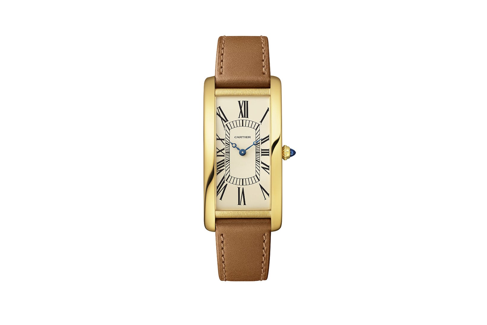 cartier tank leather strap watch price