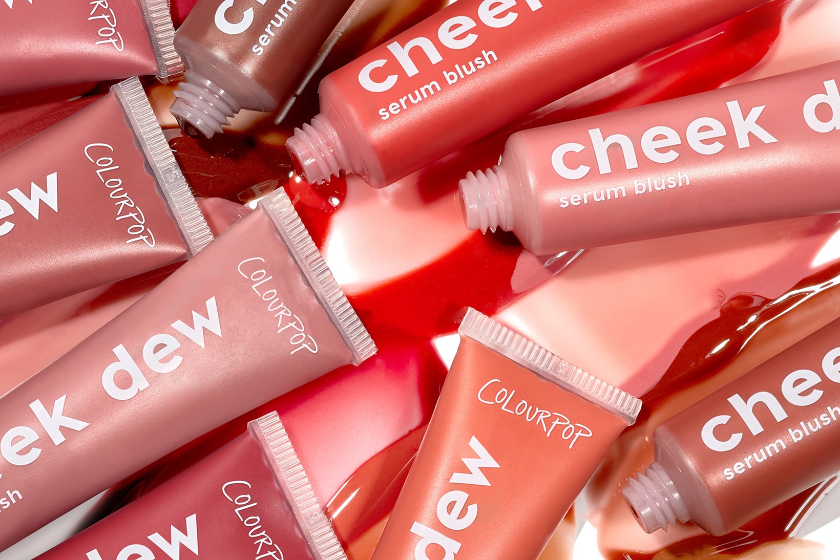 colourpop cosmetics cheek dew blush serum liquid makeup pink orange brown