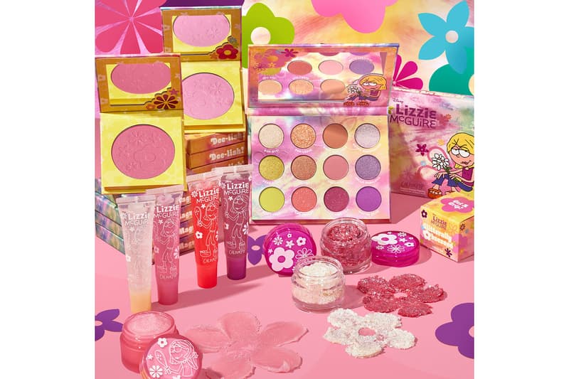colourpop disney lizzie mcguire collaboration eyeshadows lip gloss scrub blushes makeup