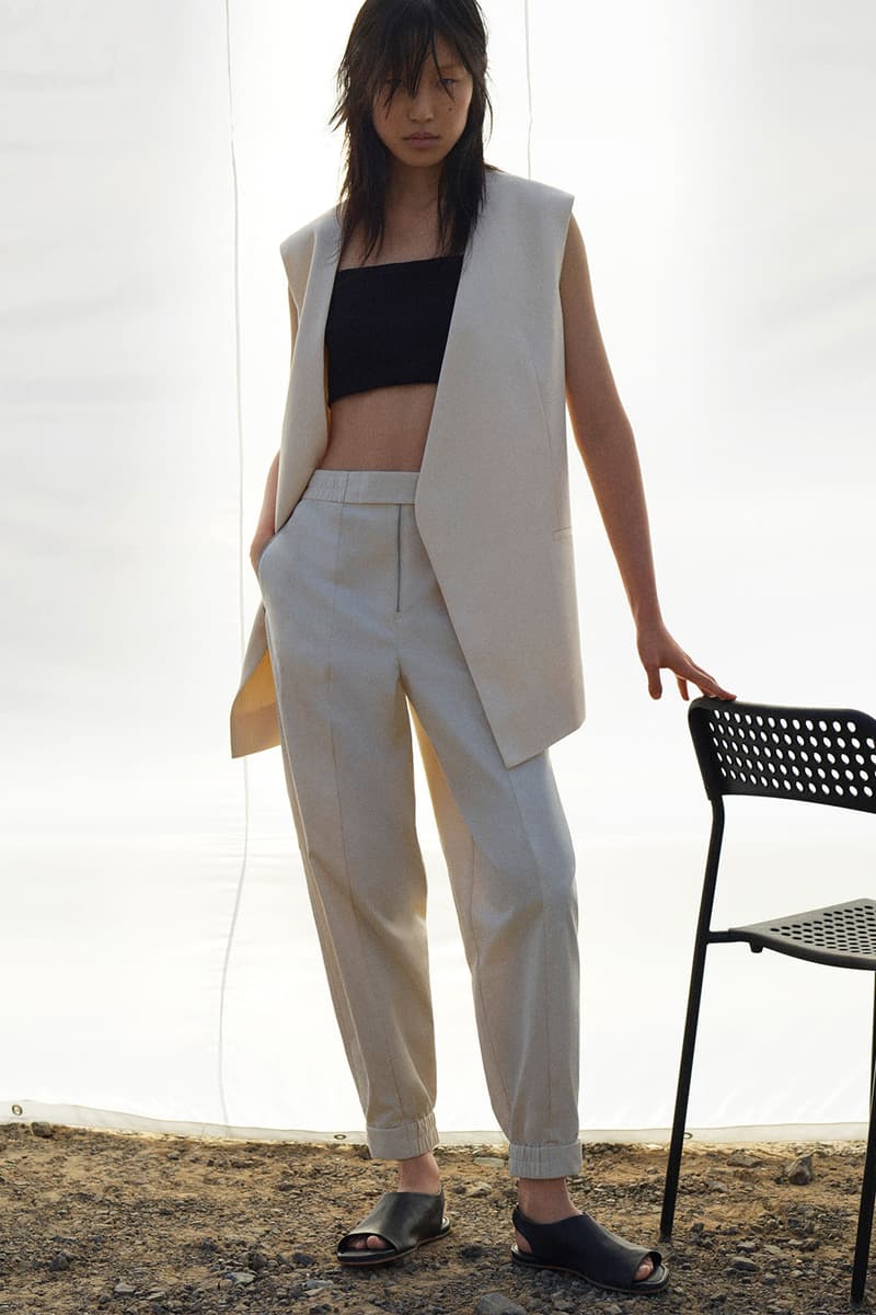 cos spring summer ss21 collection campaign dohyun kim vest suit pants