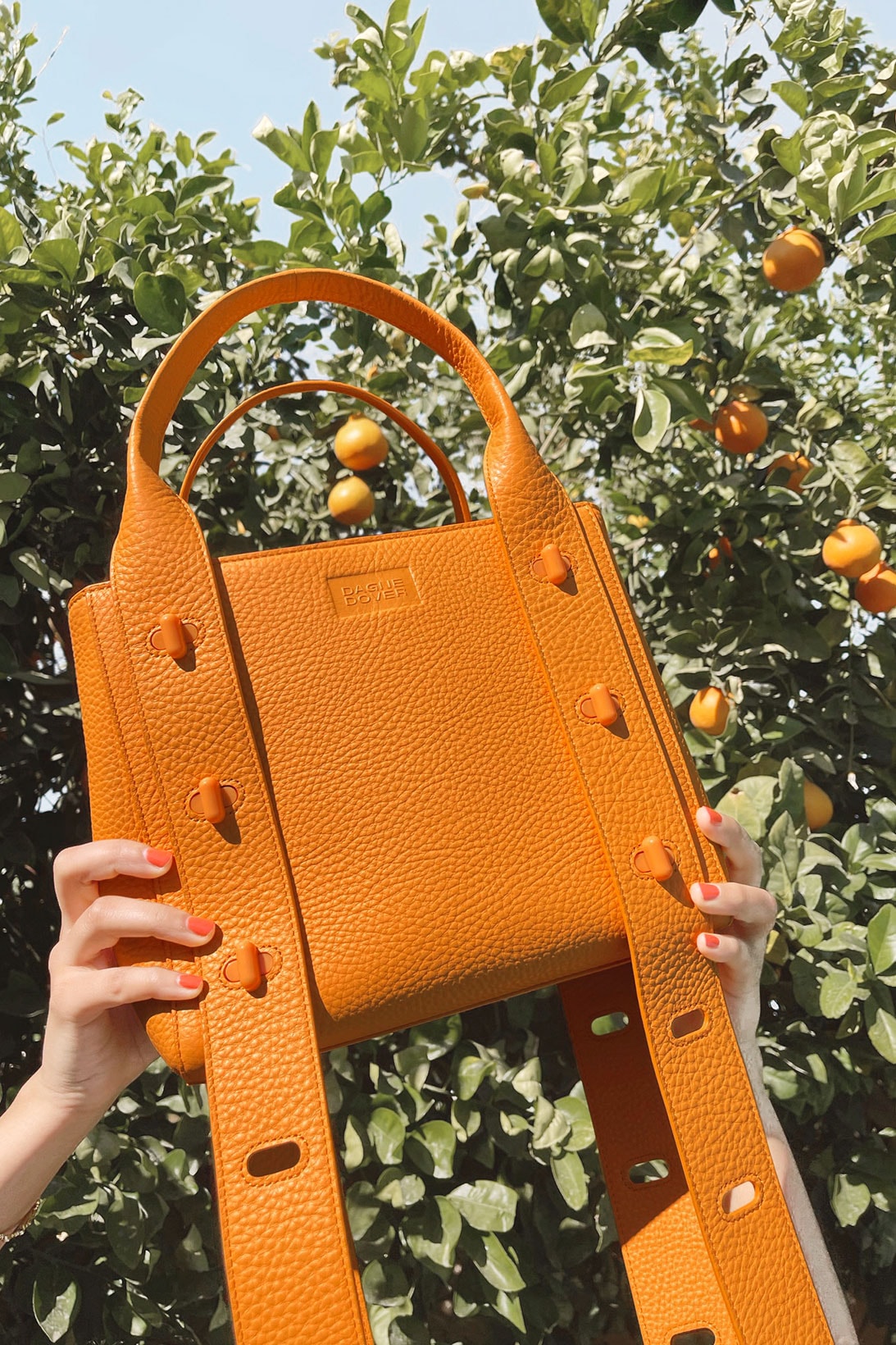dagne dover new vibrations spring summer collection handbag orange