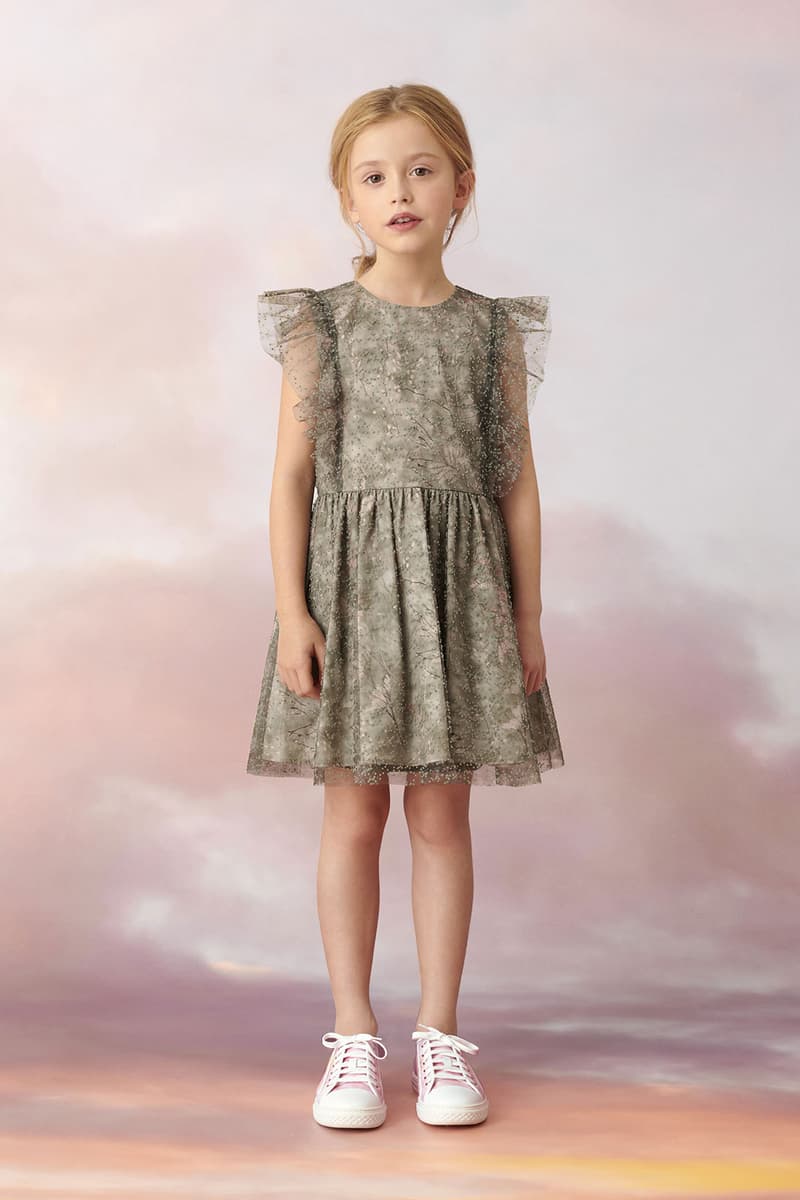 dior spring summer 2021 ss21 kids collection dress floral