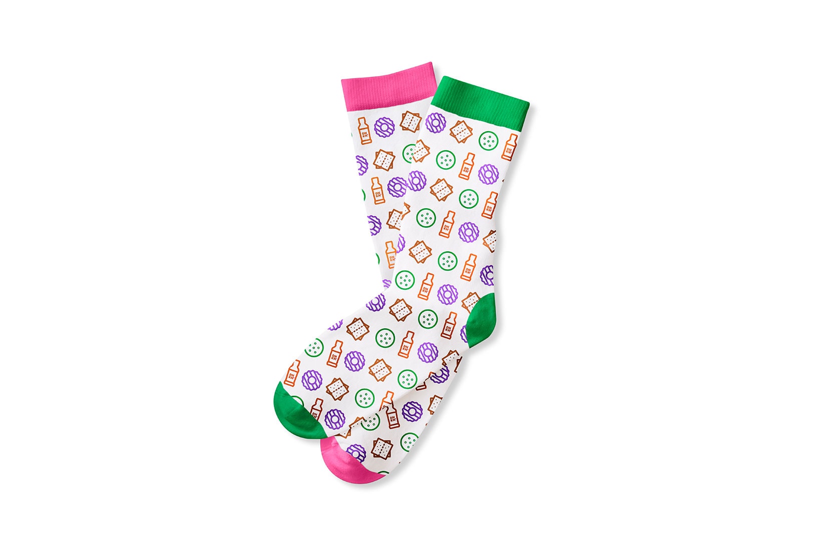 dunkin girl scout cookie collaboration merch chill collection socks