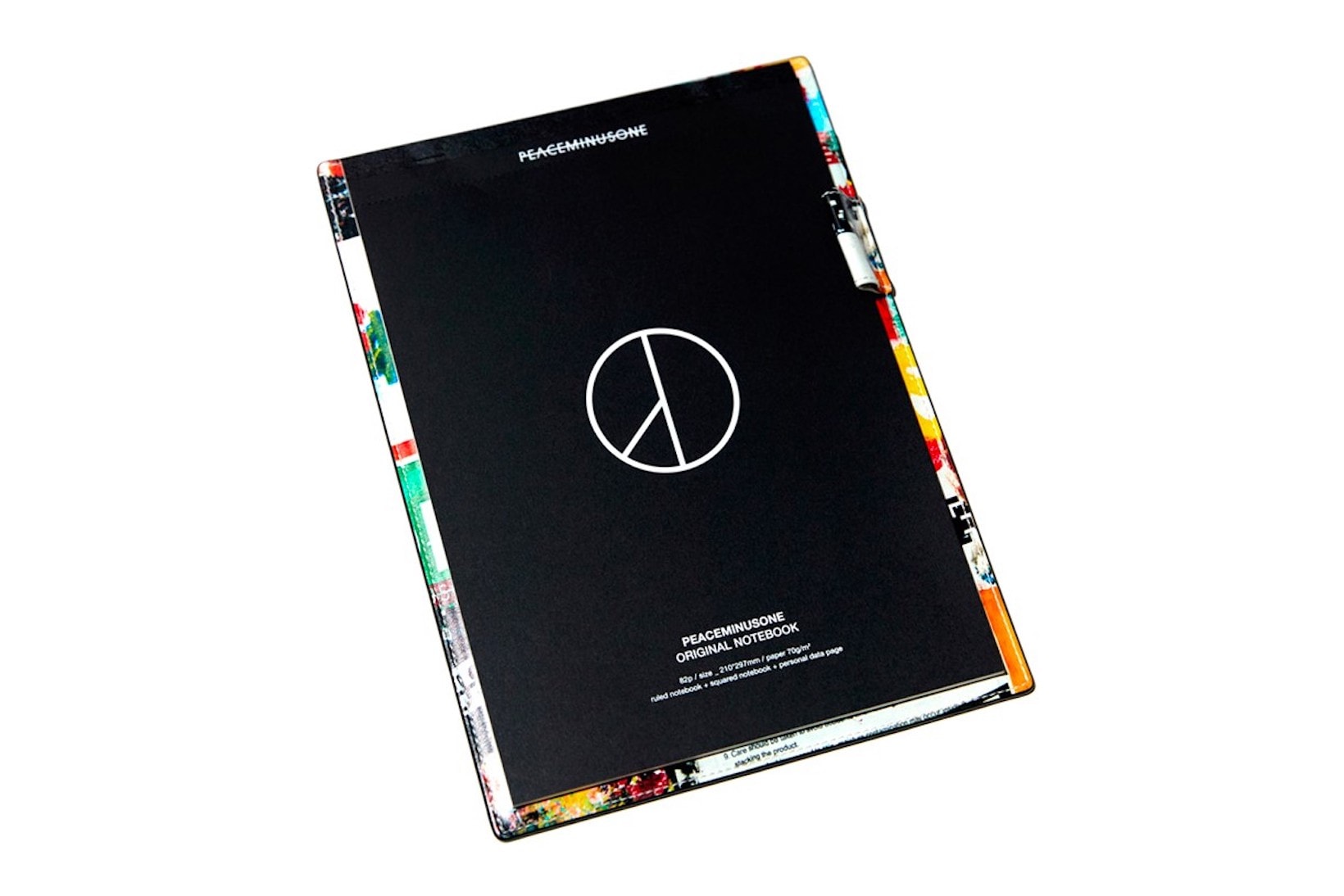 g dragon peaceminusone stationery caps notepad red black