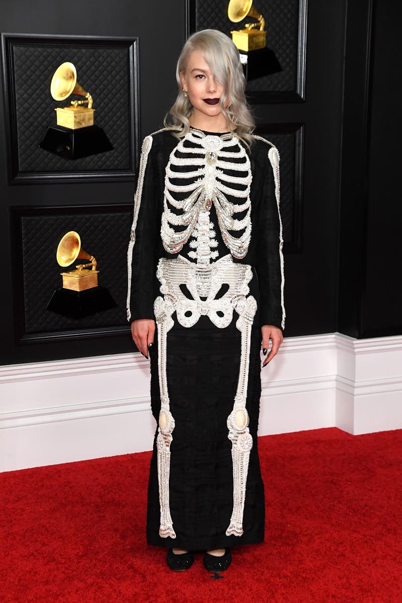 grammy awards 63rd best dressed celebrities red carpet looks phoebe bridgers