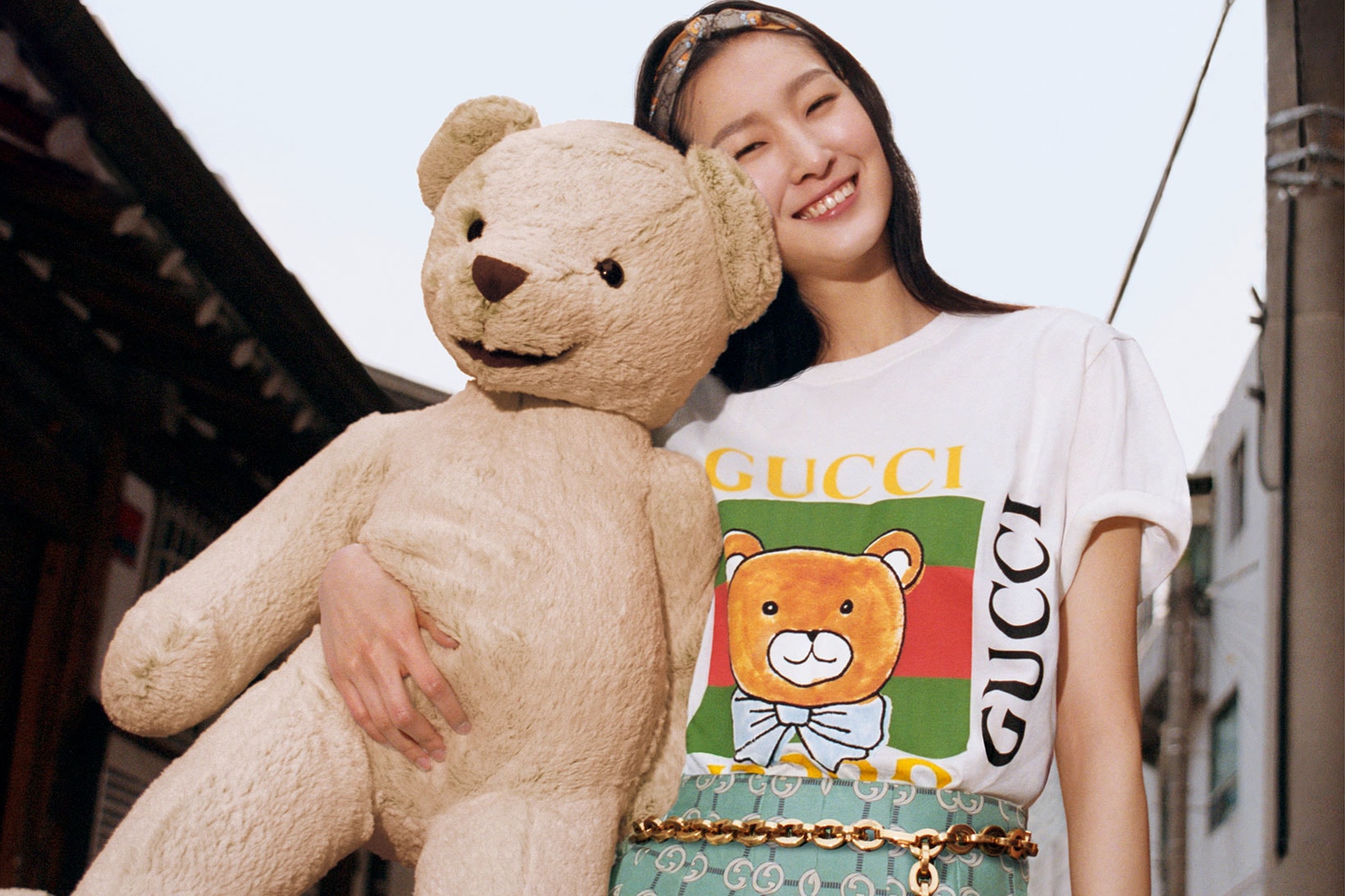 gucci kai collaboration capsule collection teddy bears tshirt