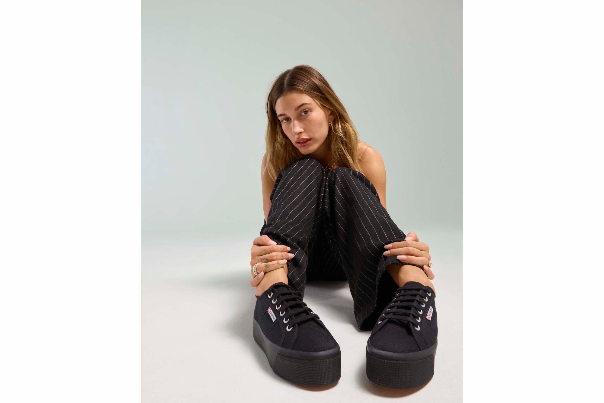 Hailey Bieber Is Superga's New Global Ambassador Footwear Sneakers Campaign
