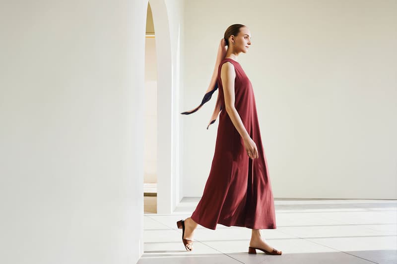 hana tajima uniqlo spring summer 2021 ss21 collaboration dress model campaign