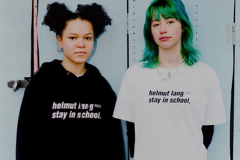 Helmut Lang Splashes Statement Slogans Onto Loungewear Essentials in Latest Capsule