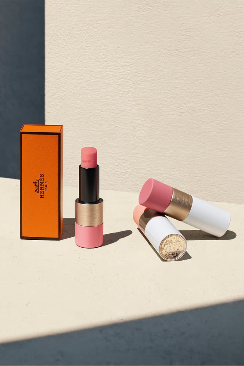 hermes noir beauty rose a levres makeup lipsticks refillable