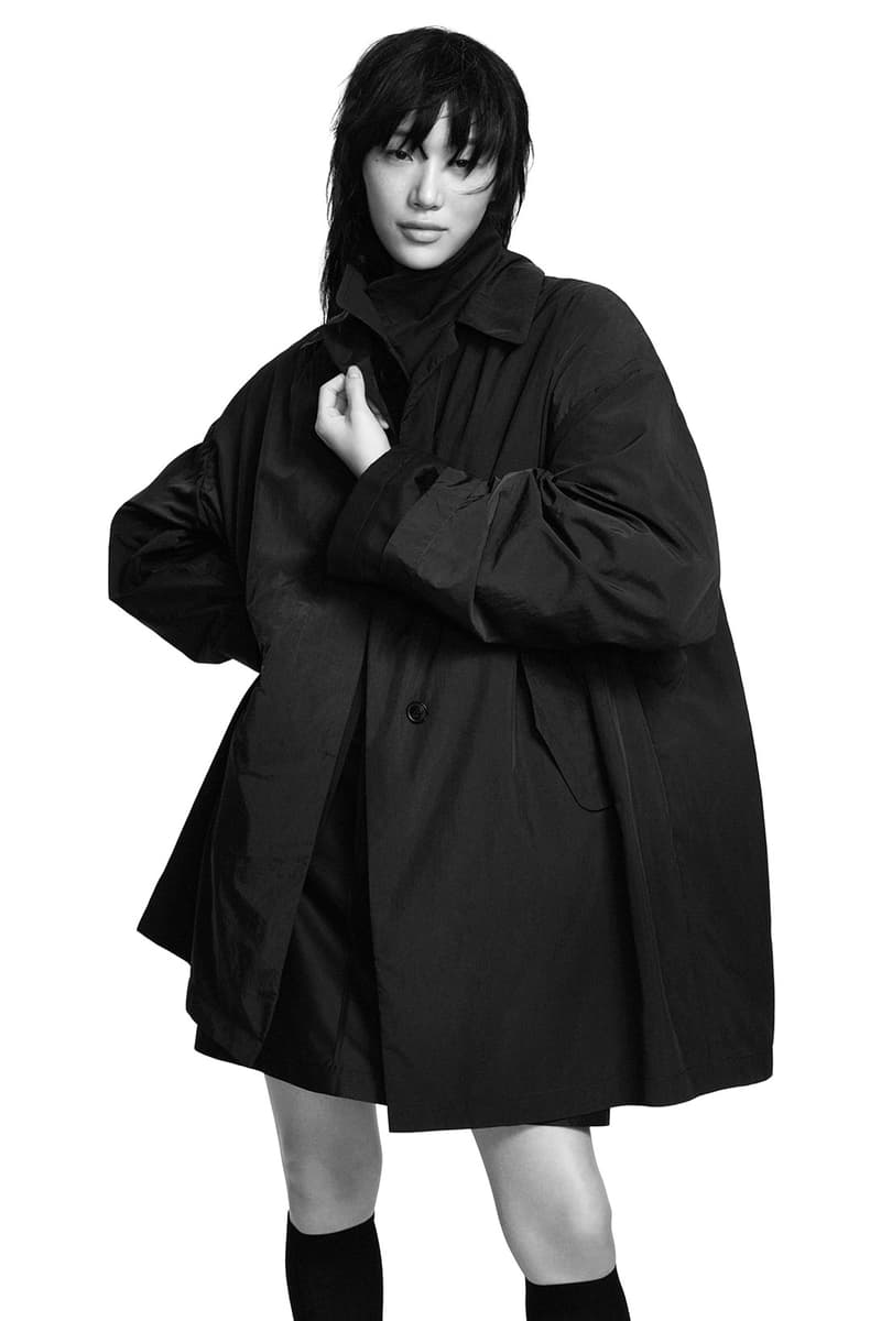 jil sander uniqlo plus j spring summer ss21 collaboration collection rain jacket coat sora choi