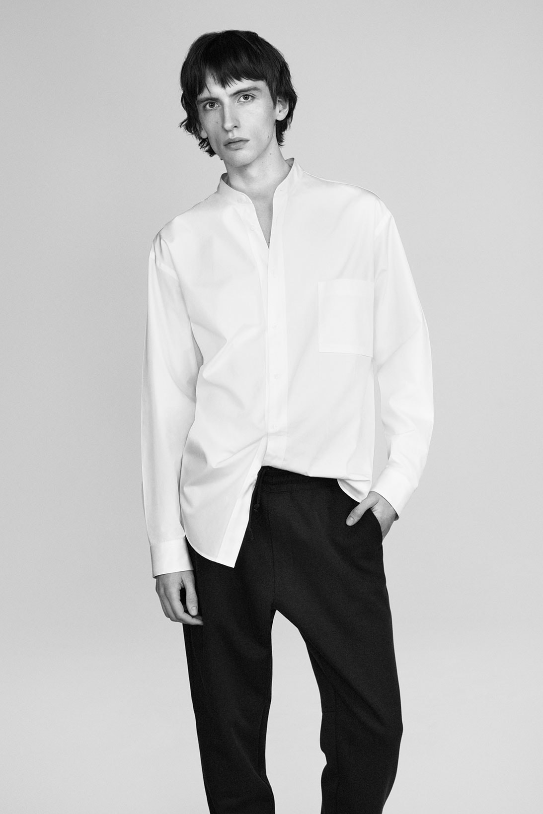 jil sander uniqlo plus j spring summer ss21 collaboration collection menswear white shirt pants