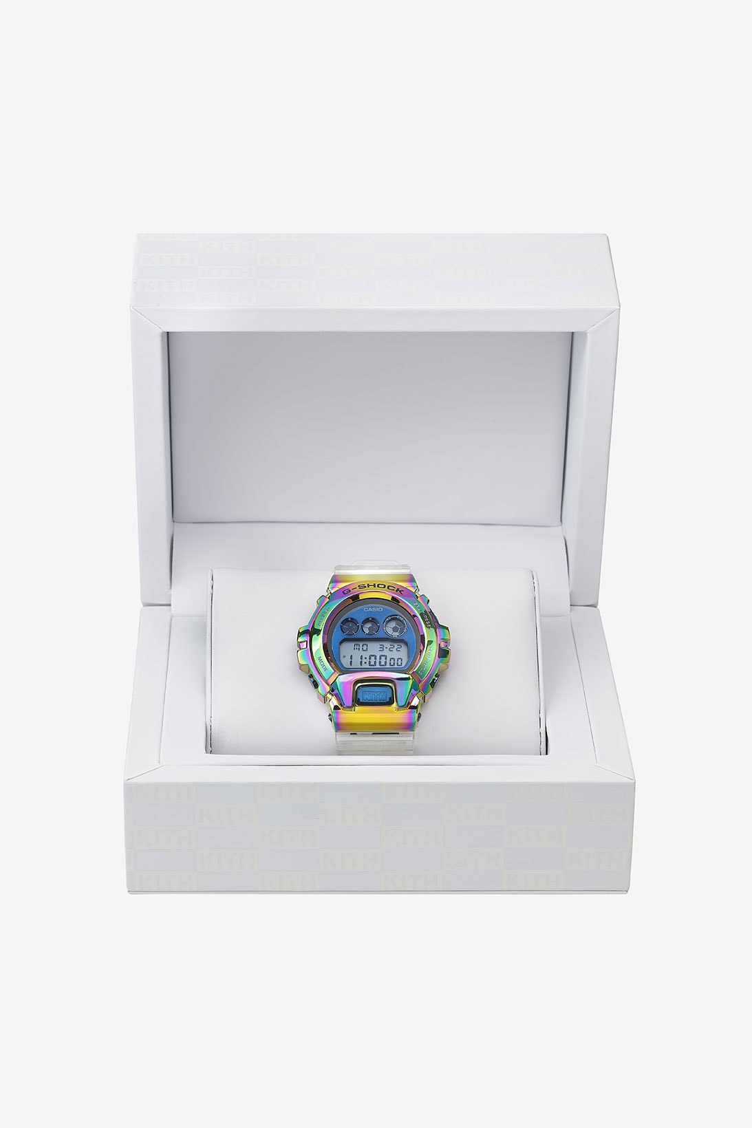 kith g-shock gm-6900 rainbow watches collaboration box packaging