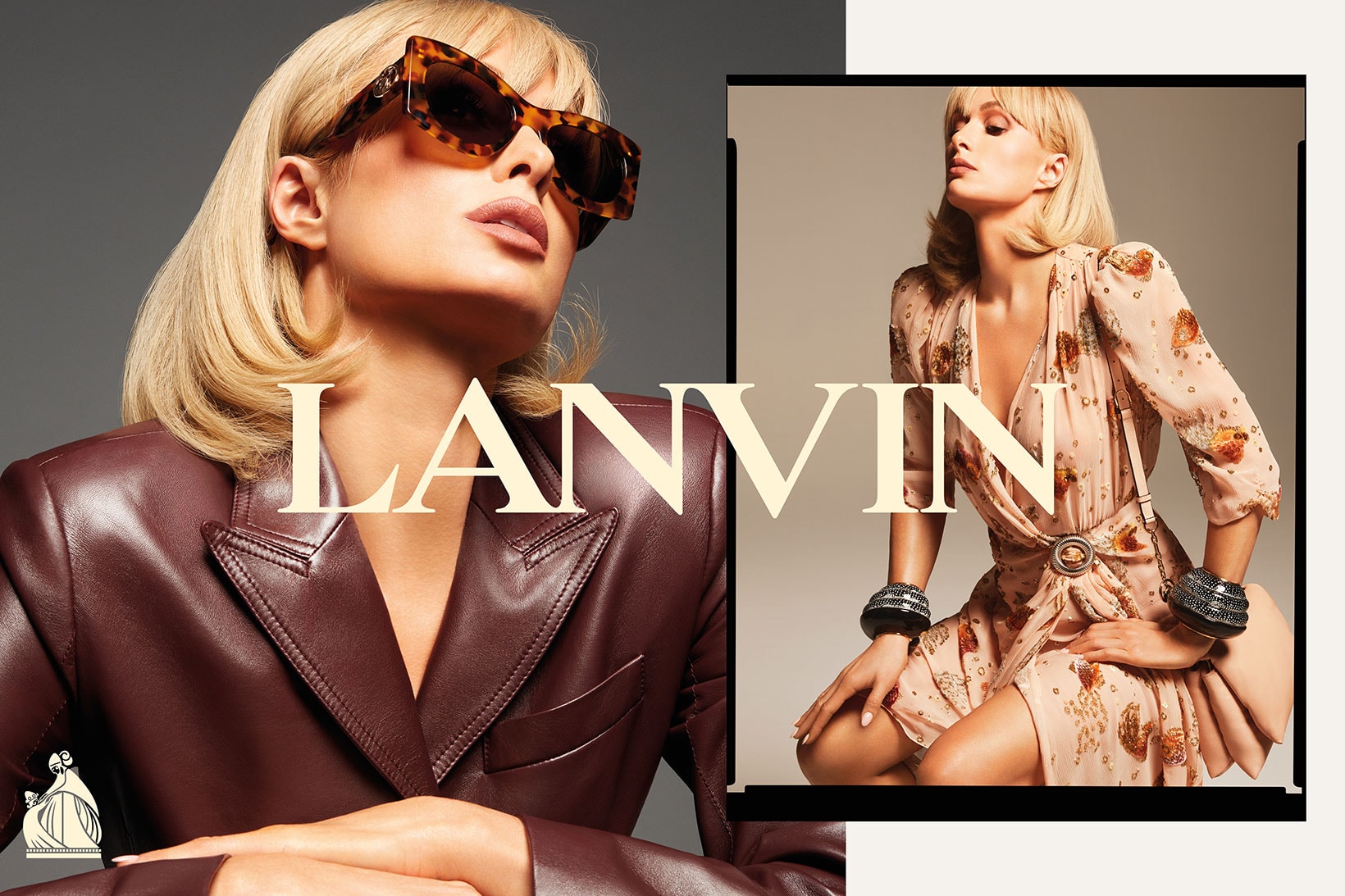 lanvin spring summer yu garden collection campaign paris hilton dress jacket shades
