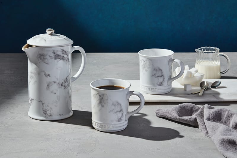 Le Creuset Launches White Marble Dutch 