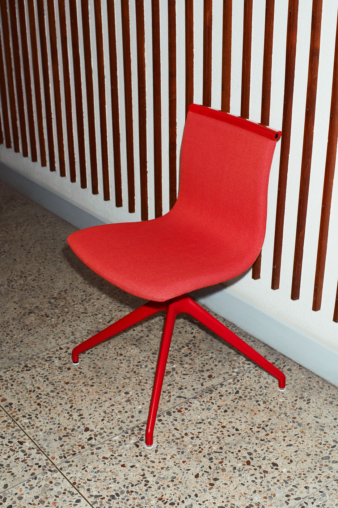 massproductions home design chairs serif shell red
