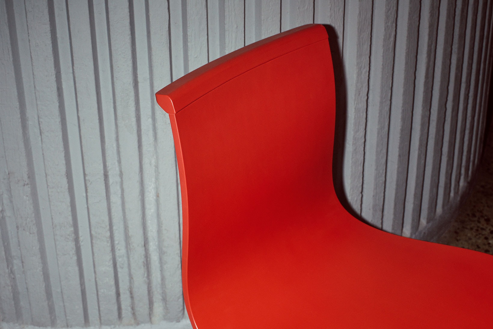 massproductions home design chairs serif shell red details back