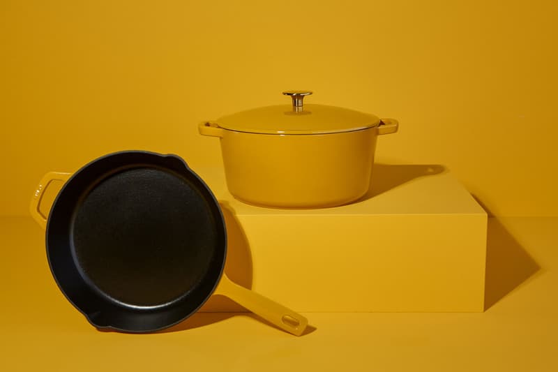 milo cookware kitchen cast iron pants pots new colorways mustard yellow