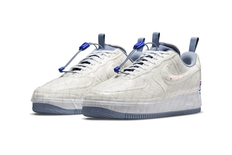 nike air force 1 af1 experimental usps priority mail shipping box front side view toe box