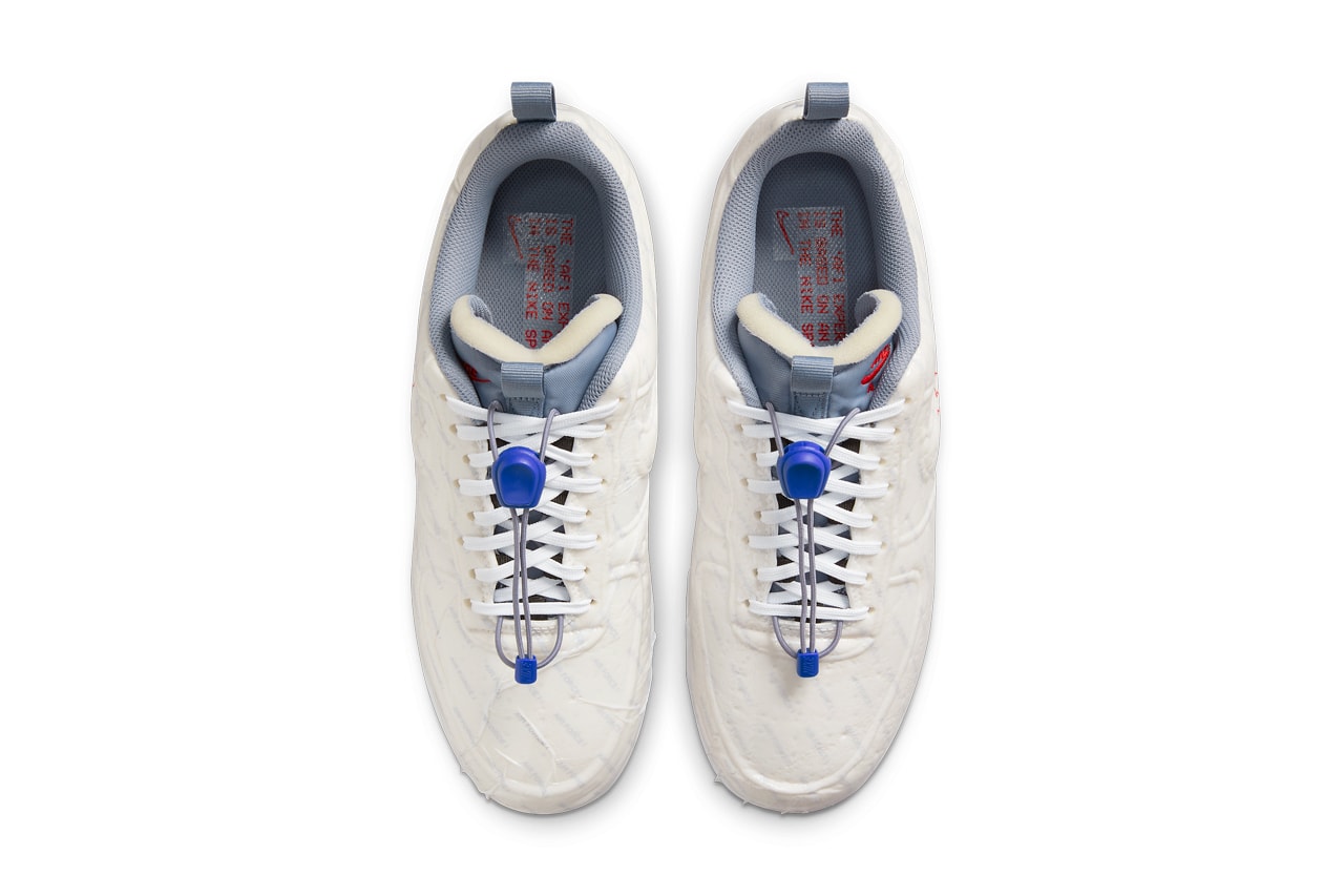 nike air force 1 af1 experimental usps priority mail shipping box top view details shoelaces