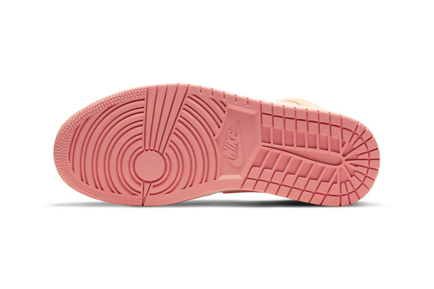nike air jordan 1 aj1 mid womens sneakers apricot orange pink colorway shoes footwear sneakerhead kicks sole