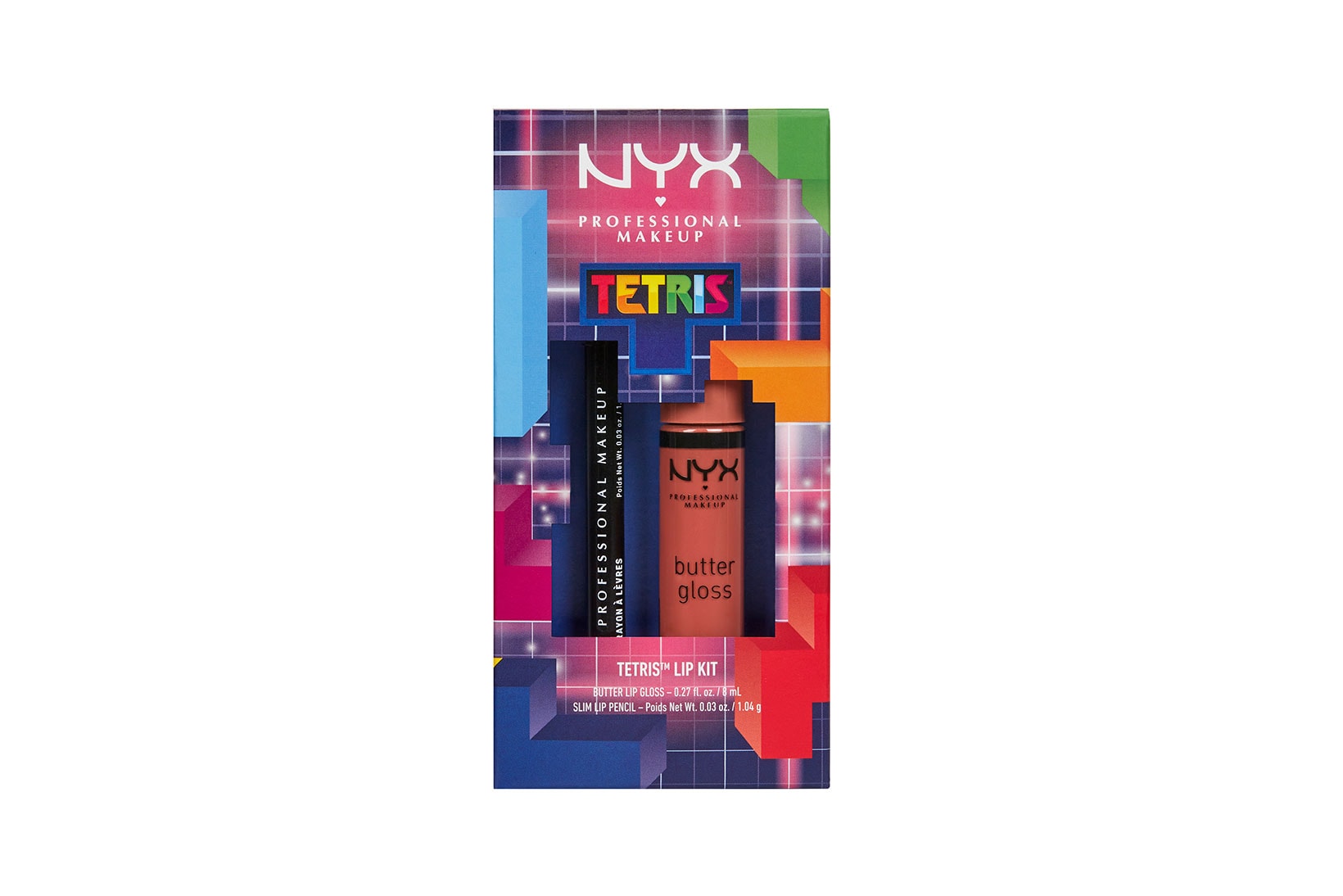 nyx professional makeup tetris collaboration lipstick kit