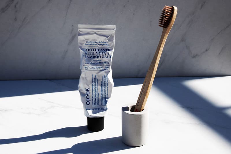 ojook korean bamboo salt toothpaste silk toothbrush dental hygiene