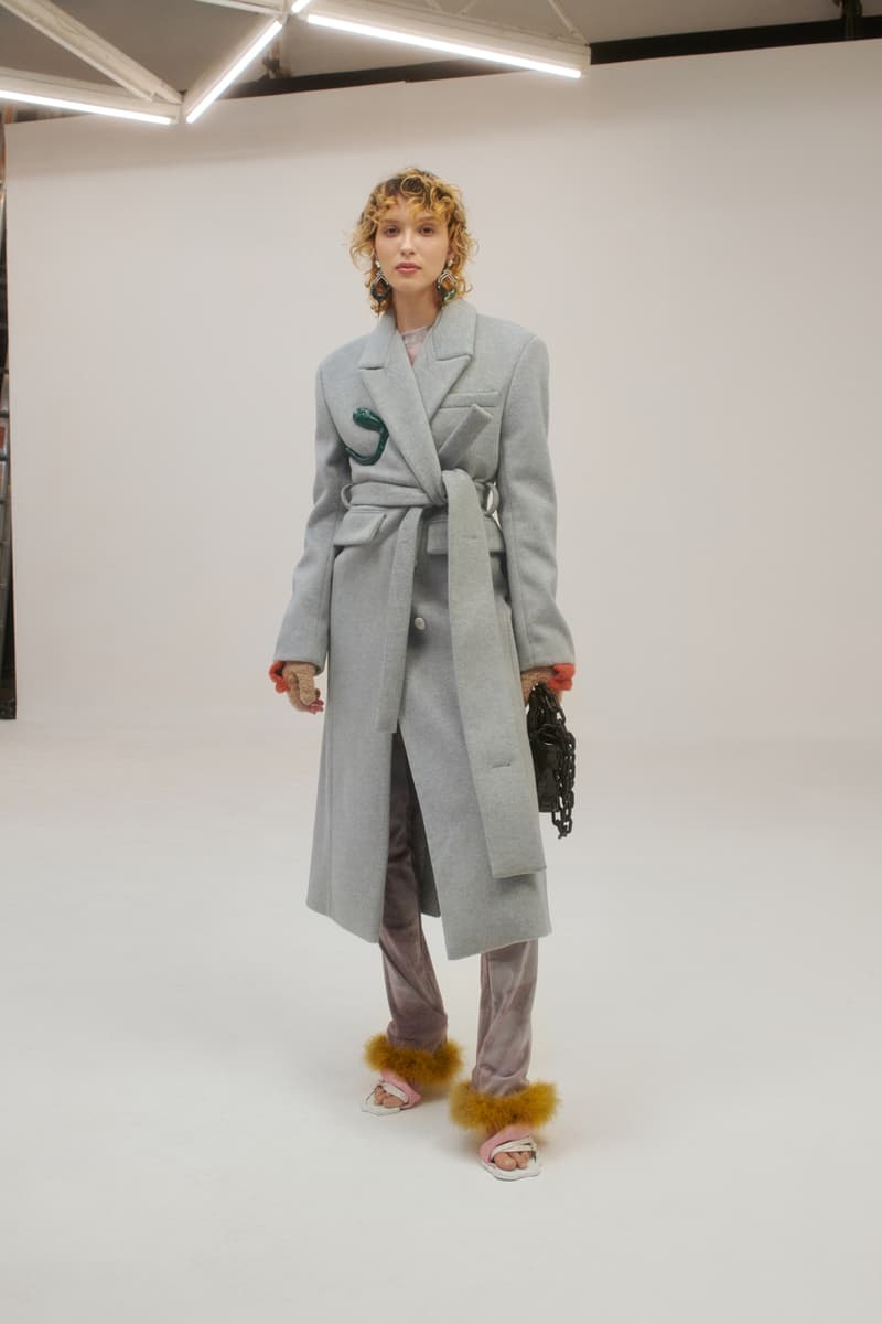 ottolinger fall winter 2021 fw21 collection paris fashion week pfw wool coat