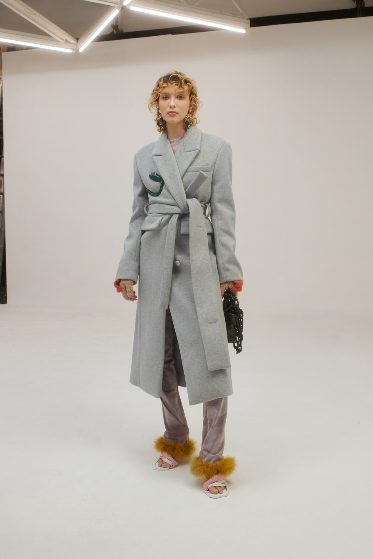 ottolinger fall winter 2021 fw21 collection paris fashion week pfw wool coat