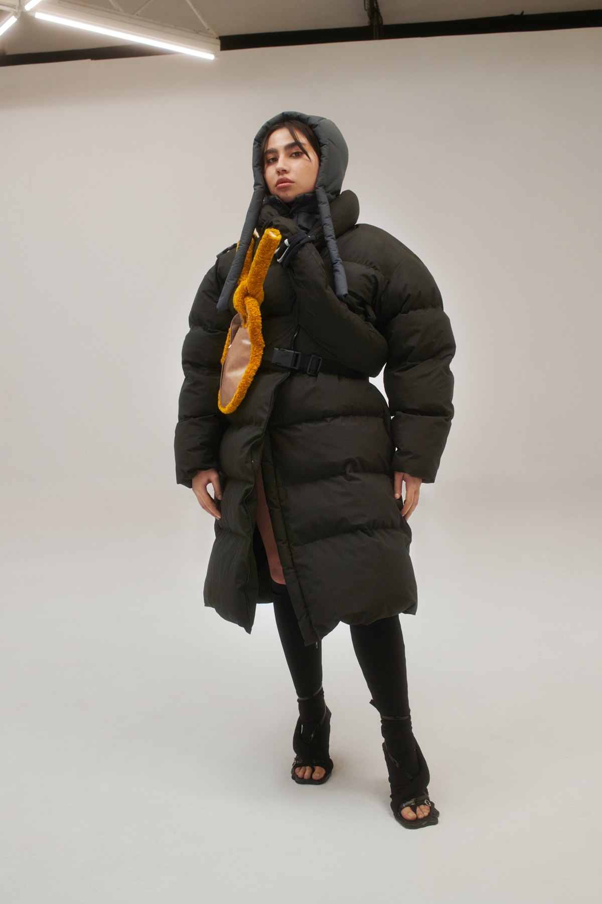 ottolinger fall winter 2021 fw21 collection paris fashion week pfw puffer coat hoodie