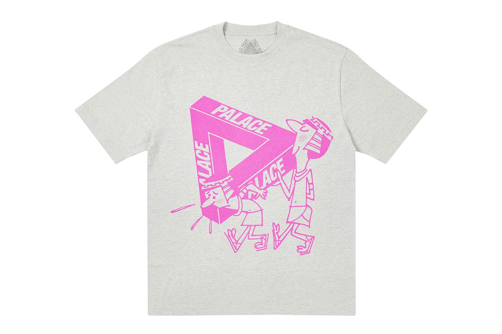 palace spring drop 4 collection graphic tshirt illustrations pink gray