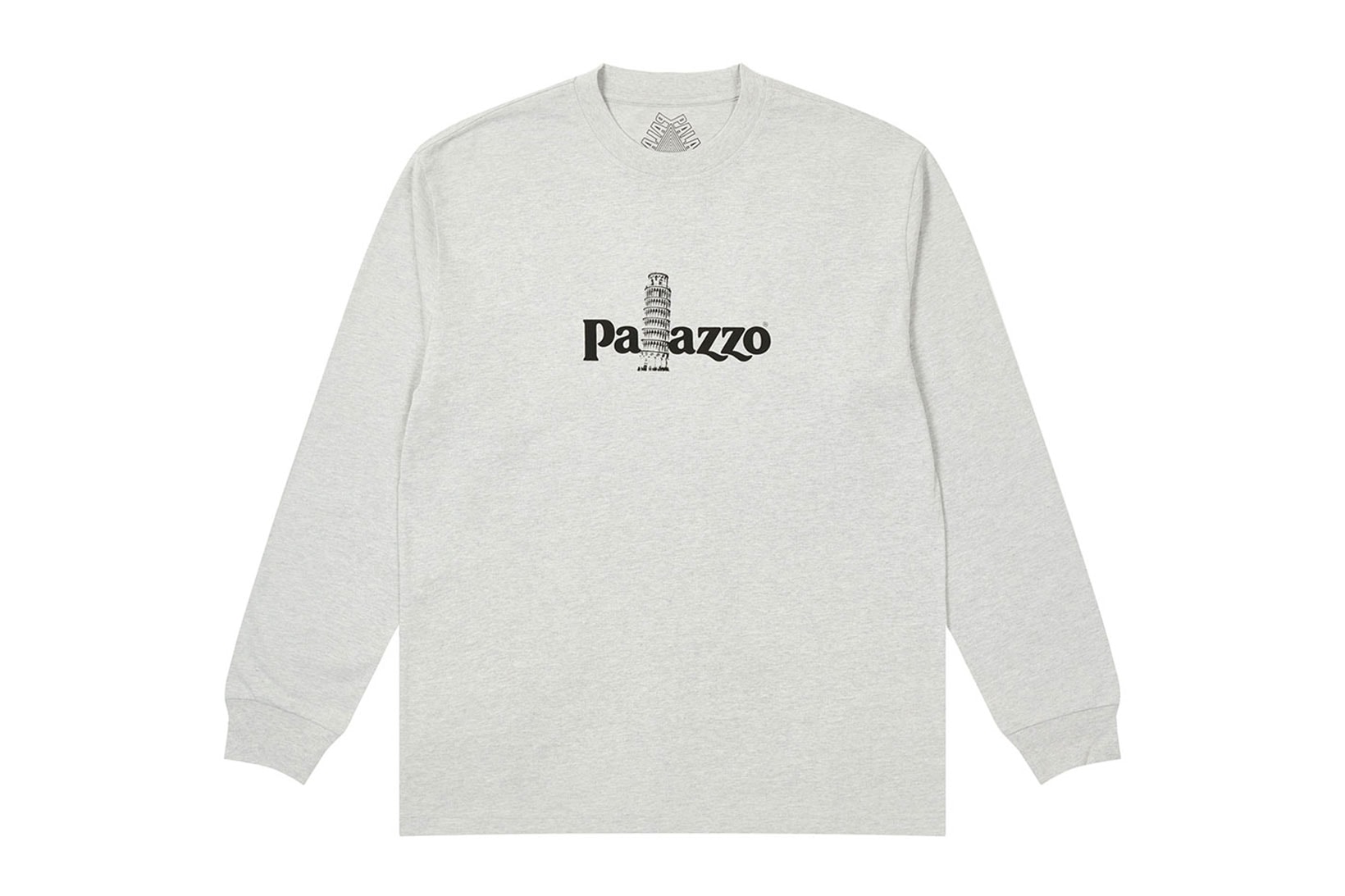 palace spring drop 4 collection sweatshirt palazzo leaning tower of pisa gray