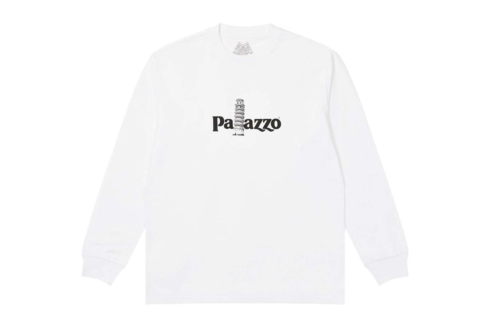 palace spring drop 4 collection sweatshirt palazzo leaning tower of pisa white