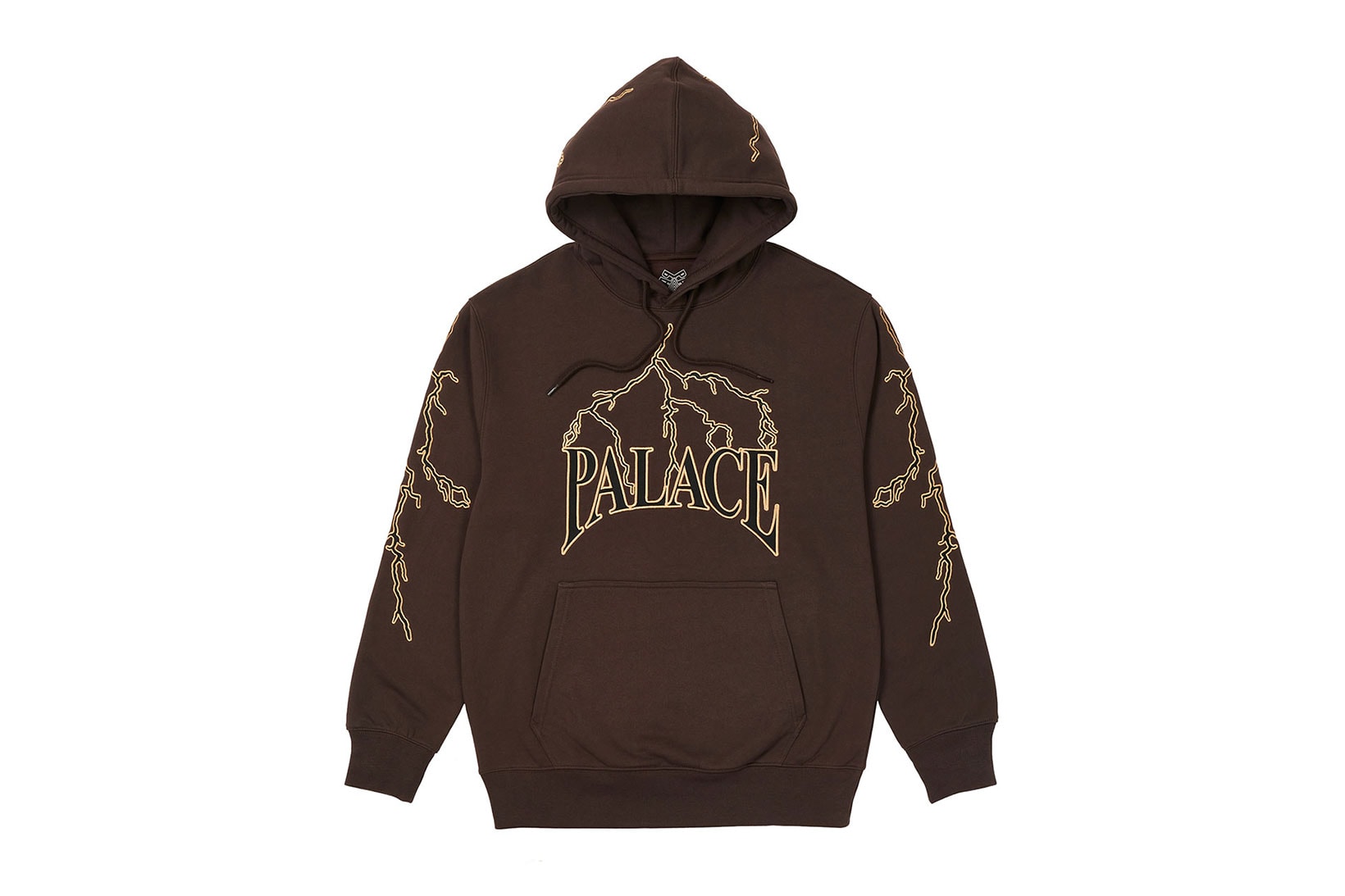 palace spring drop 4 collection hoodie lightning