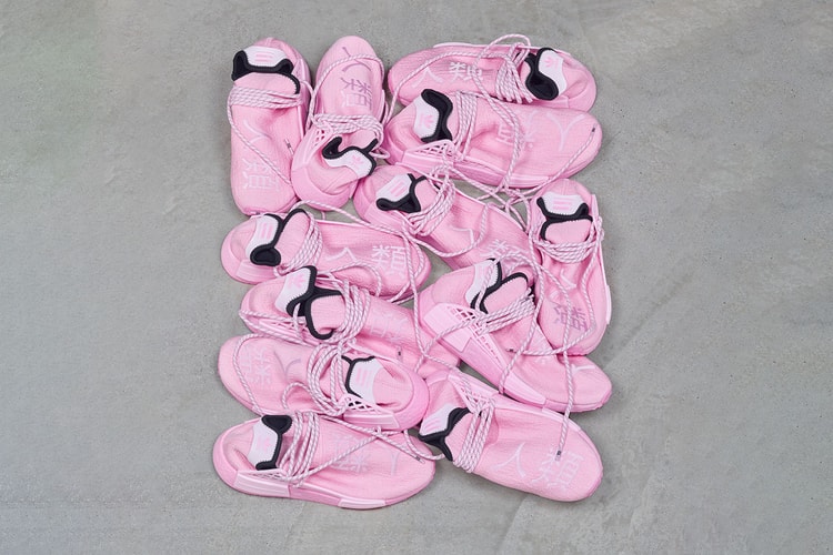 Pharrell Williams x adidas Originals Give the Hu NMD a Monochromatic Pink Makeover