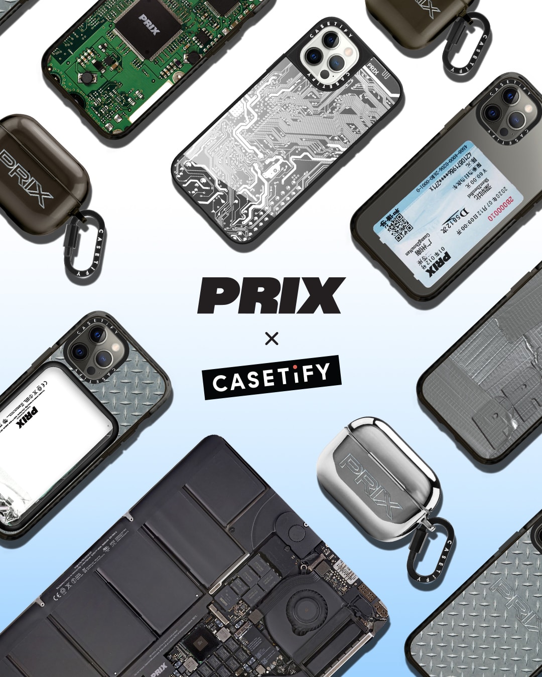 prix casetify tech accessories collaboration esther ng airpods pro iphone cases