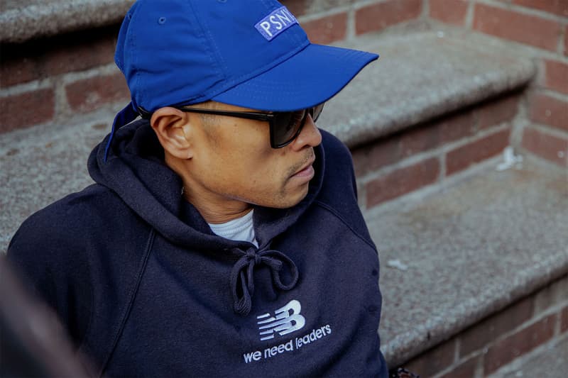 new balance nb public school dao-yi chow we need leaders collaboration hat cat sunglasses hoodie