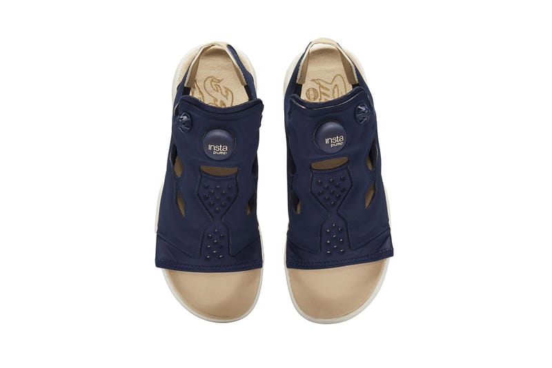 Reebok Cardi B Slide Sandals in Natural | Lyst