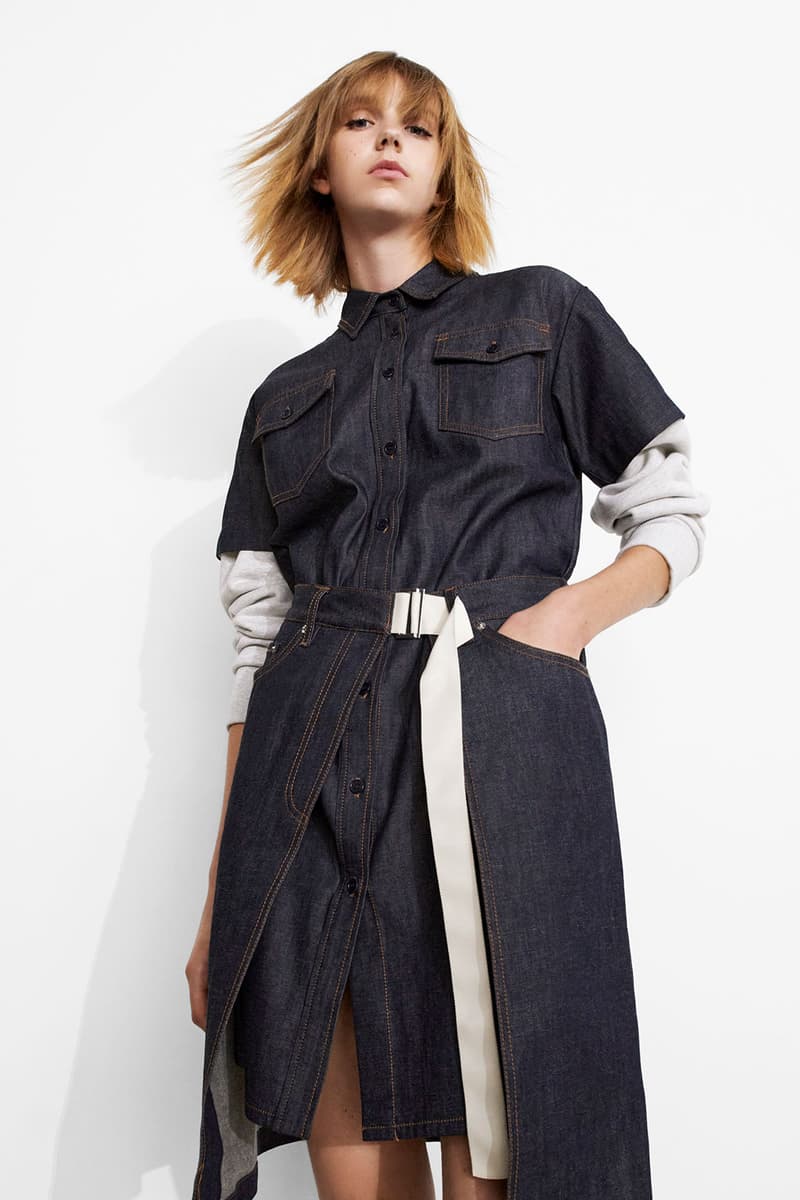 sacai apc interaction9 collaboration lookbook chitose abe jean touitou denim dress