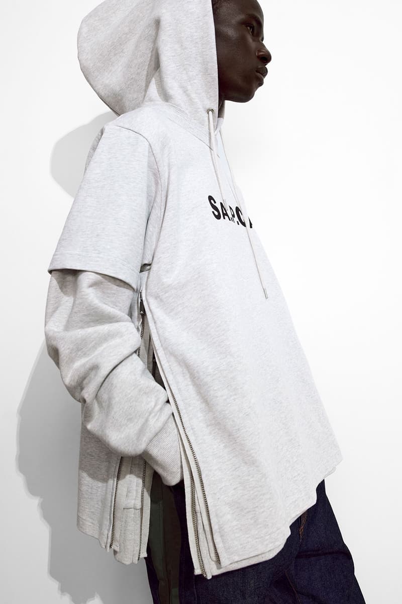 sacai apc interaction9 collaboration lookbook chitose abe jean touitou hoodie pants