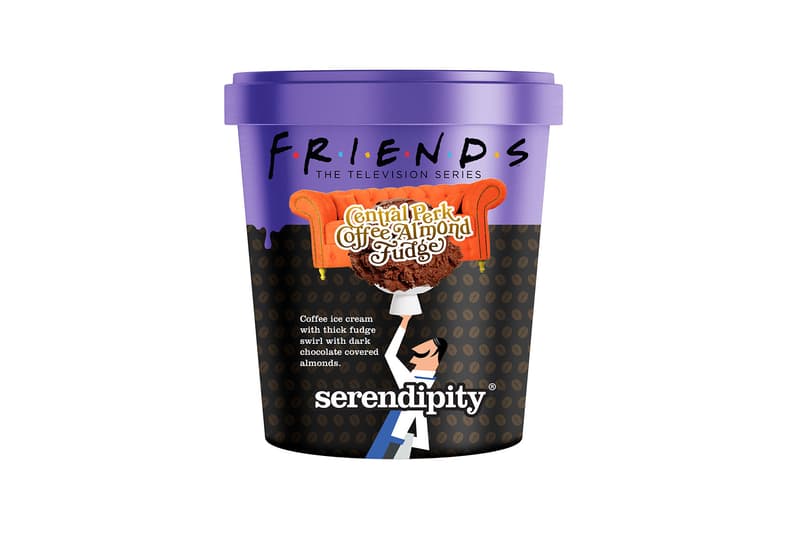 serendipity friends ice cream central perk almond fudge flavor warner bros collaboration dessert