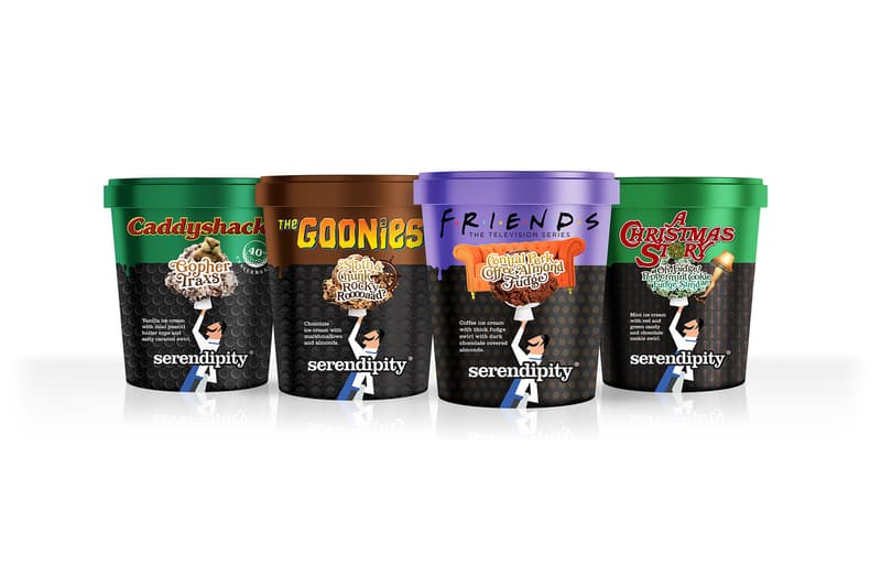 serendipity friends ice cream central perk almond fudge flavor warner bros collaboration dessert goonies cady shack a christmas story