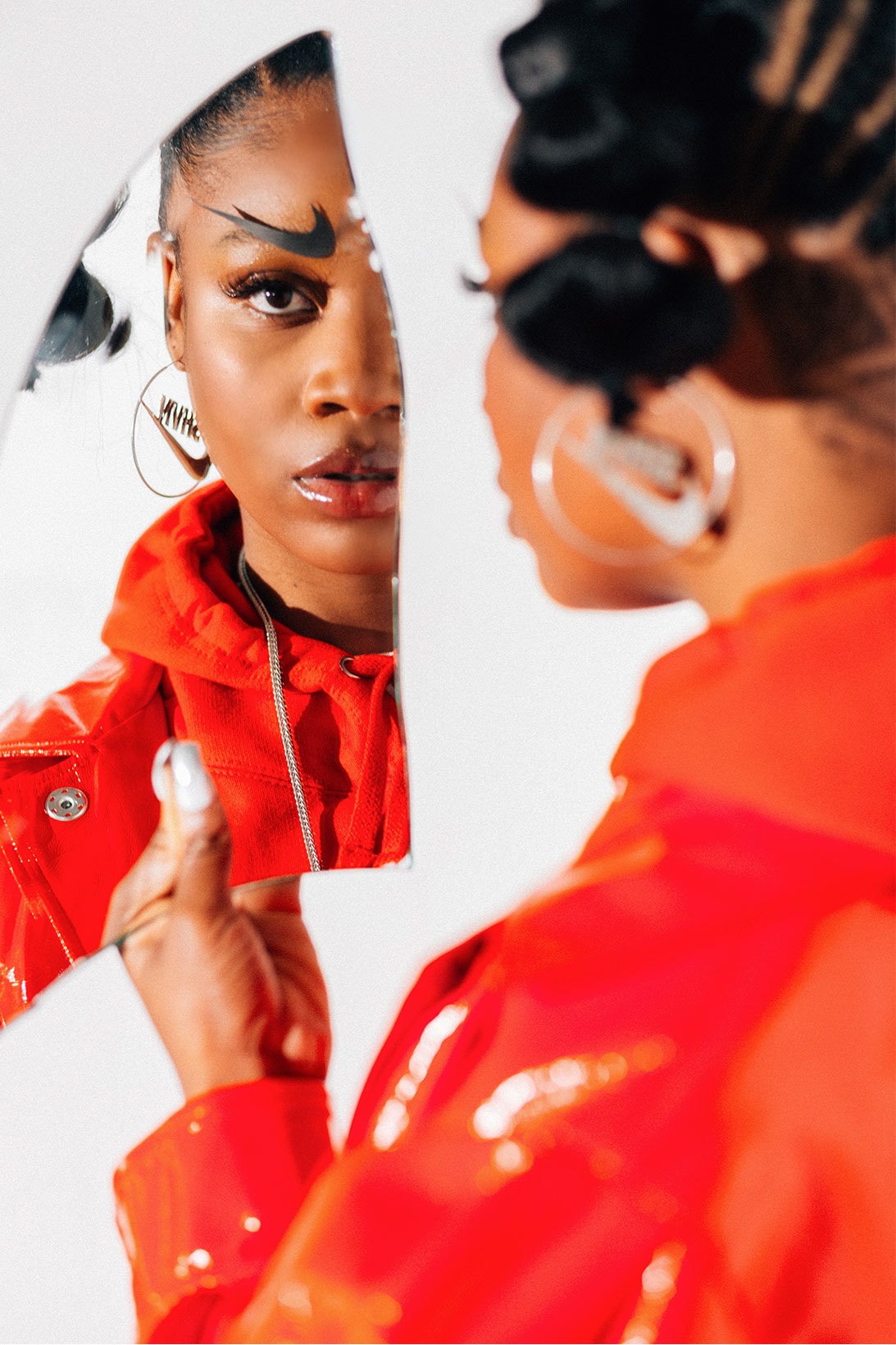 shavone sheryl swoopes spotify partnership womens month red jacket mirror