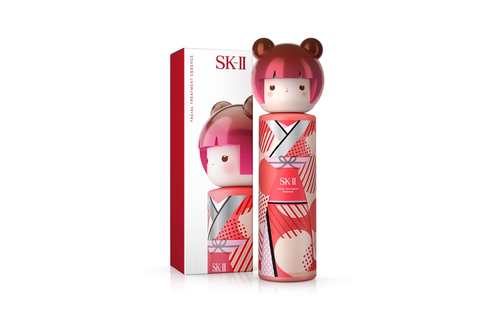 sk ii facial treatment essence serum fairy water limited edition bottle box front red kimono skincare