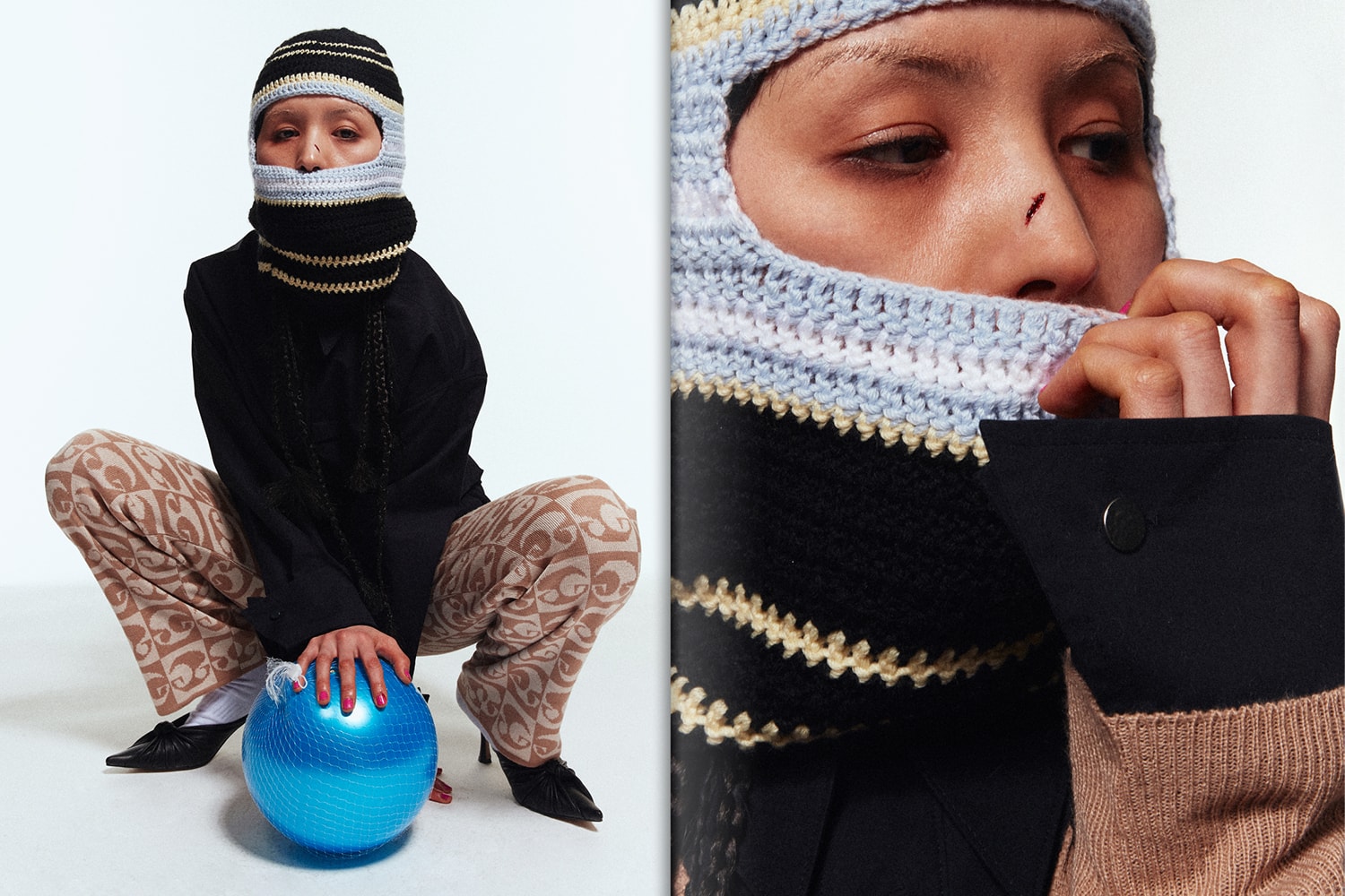 su gi fall winter 2021 fw21 collection lookbook knit head scarf