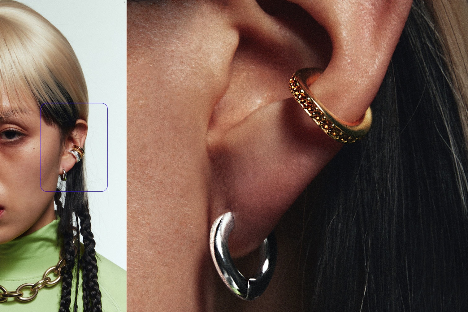su gi fall winter 2021 fw21 collection jewelry earcuffs earrings