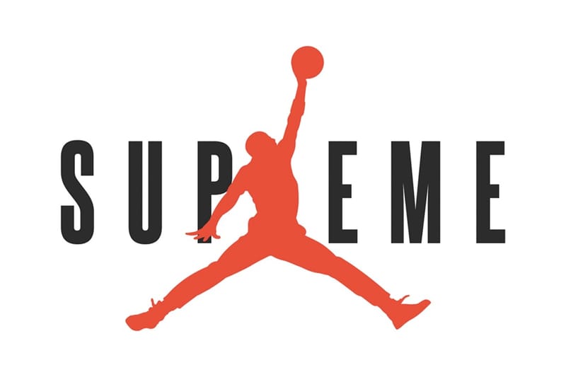 red supreme jordans