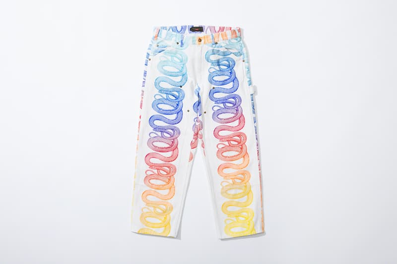 supreme hysteric glamour spring collaboration denim jeans