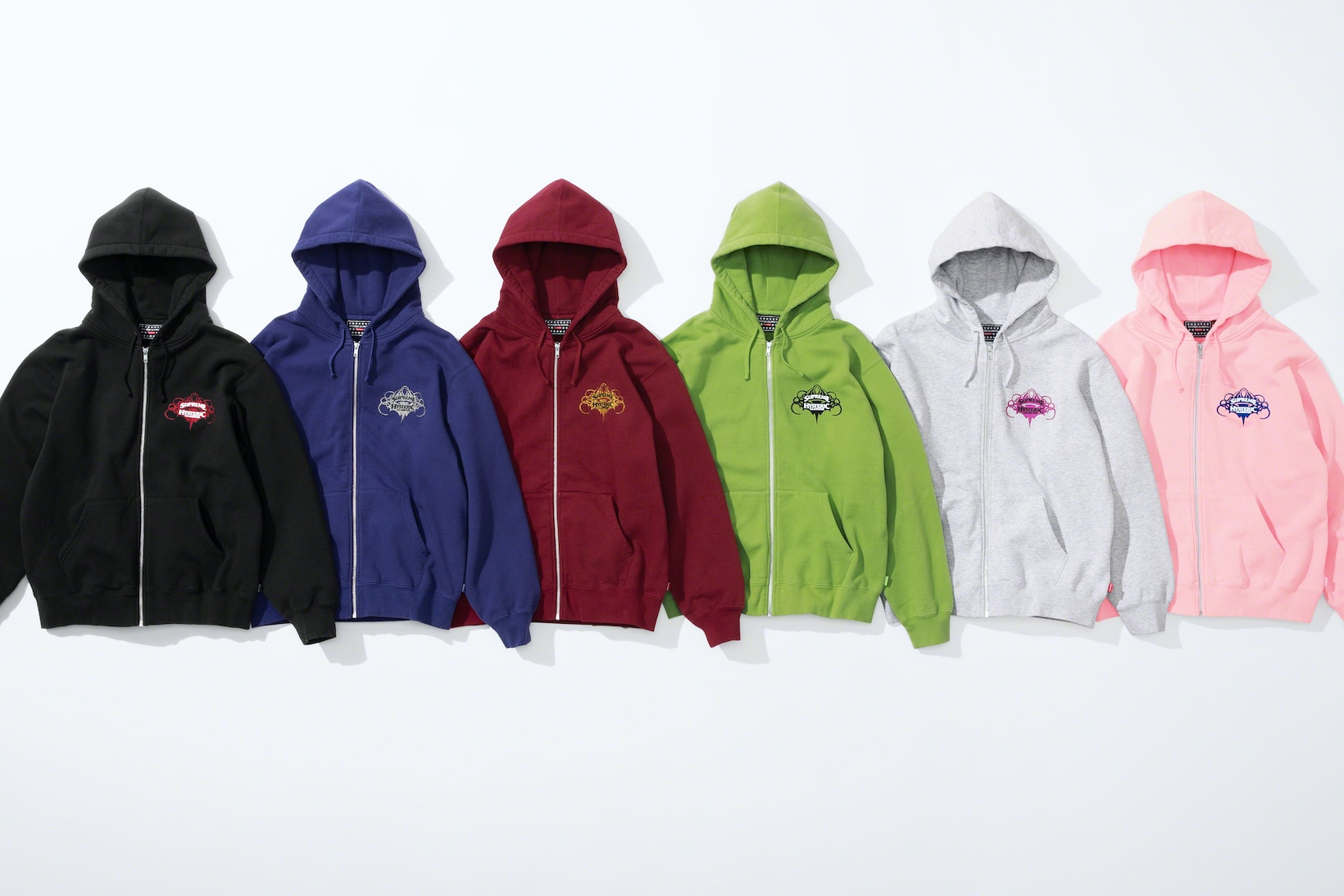 supreme hysteric glamour spring collaboration hoodie
