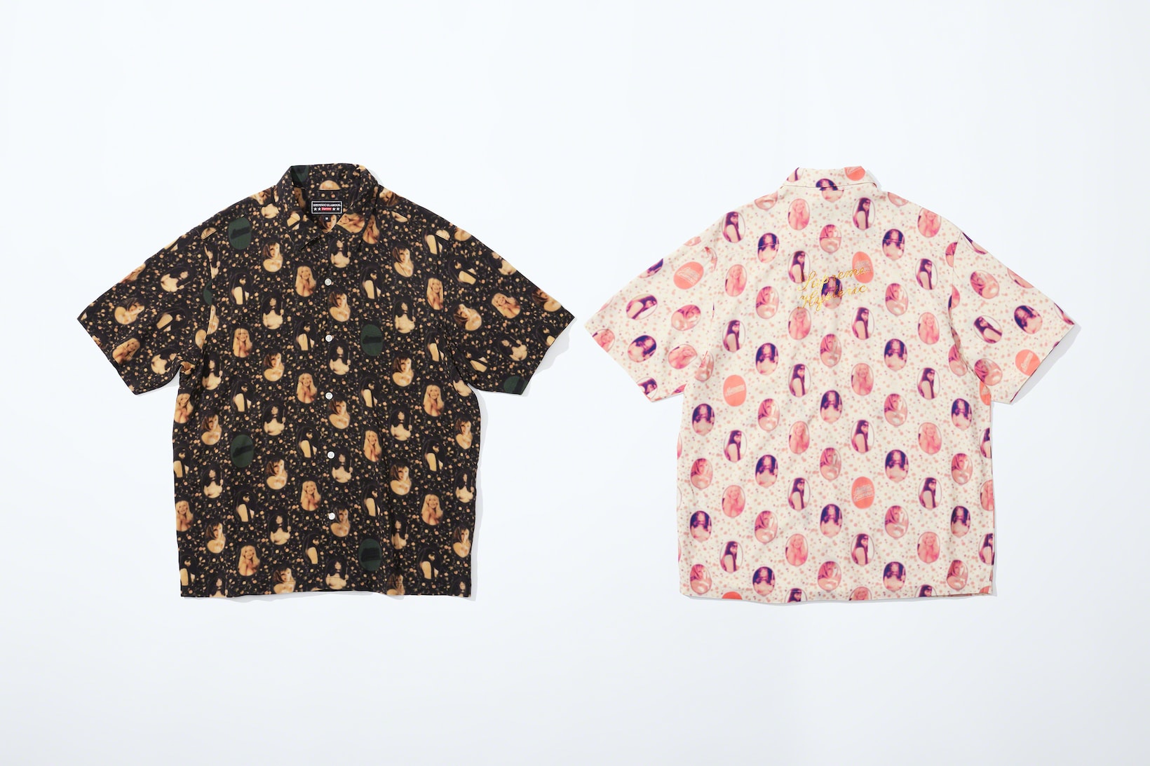 supreme hysteric glamour spring collaboration shirt